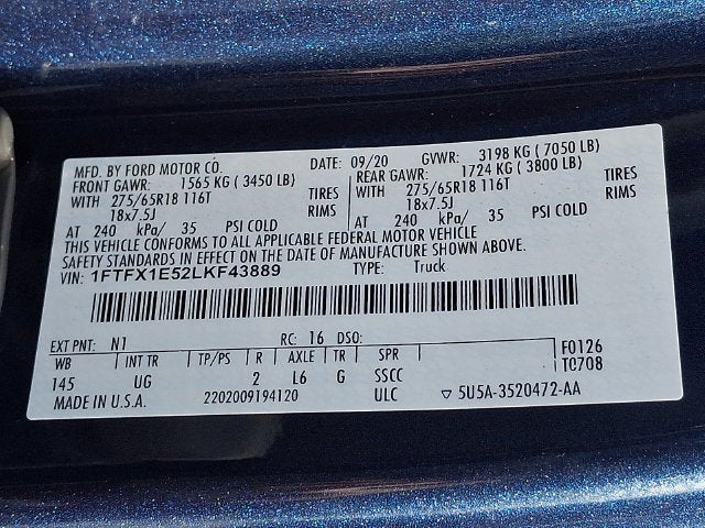 2020 Ford F-150 XL