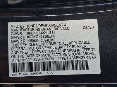 2023 Honda Accord LX