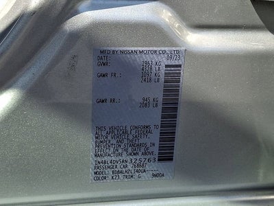 2024 Nissan Altima 2.5 SV