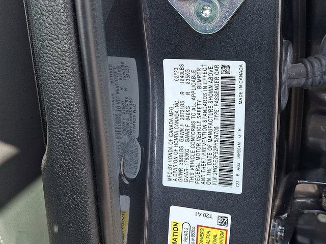 2023 Honda Civic Sedan Sport