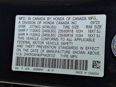 2023 Honda CR-V EX AWD