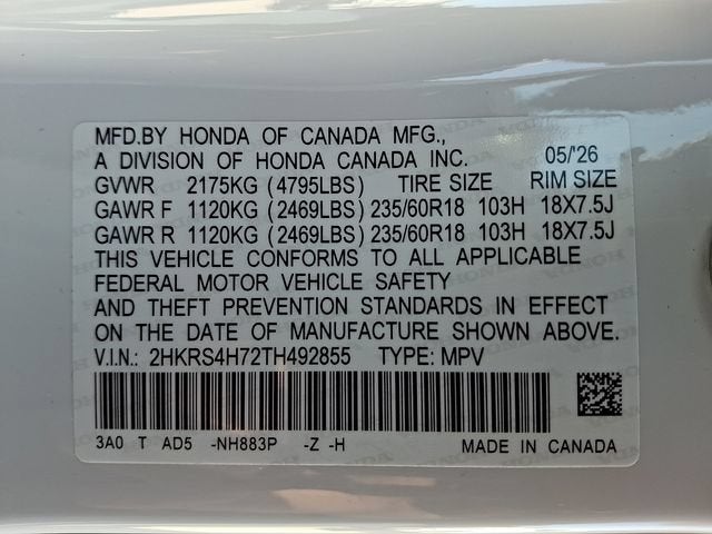 2026 Honda CR-V EX-L AWD