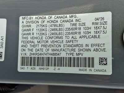 2026 Honda CR-V EX-L AWD