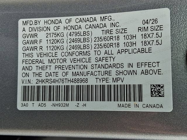 2026 Honda CR-V EX-L AWD