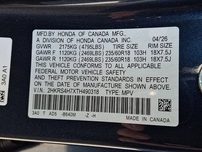 2026 Honda CR-V EX-L AWD