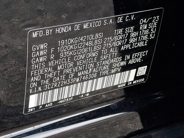 2023 Honda HR-V AWD LX