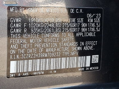 2024 Honda HR-V AWD LX