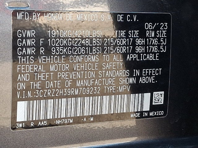 2024 Honda HR-V AWD LX