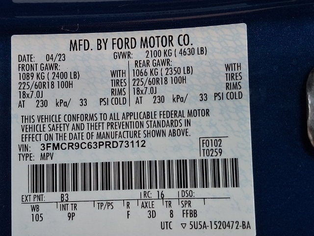 2023 Ford Bronco Sport Outer Banks