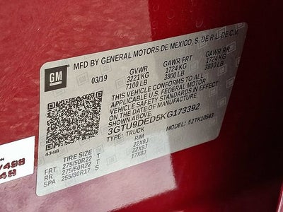 2019 GMC Sierra 1500 SLT