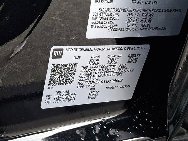 2026 GMC Sierra 1500 AT4X