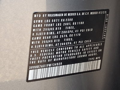 2023 Volkswagen Tiguan 2.0T SE R-Line Black