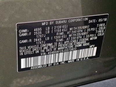 2018 Subaru Outback 2.5i Premium