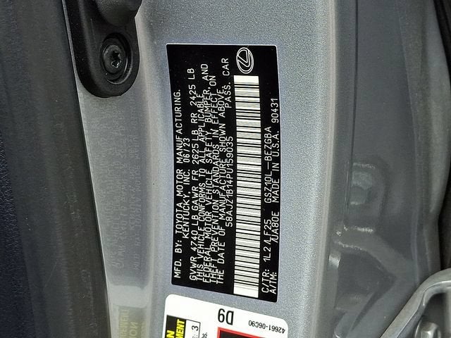 2023 Lexus ES 350 F SPORT Handling