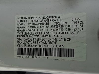2025 Honda Odyssey Elite