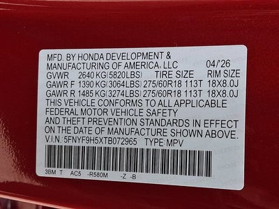 2026 Honda Passport AWD TrailSport