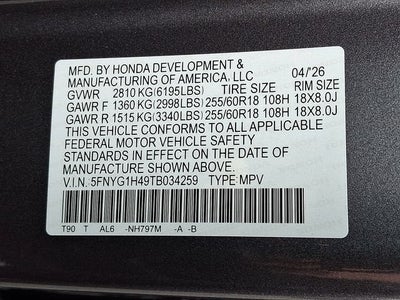 2026 Honda Pilot EX-L