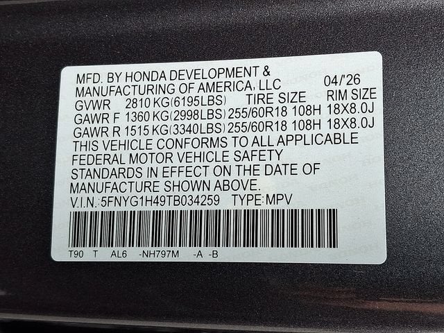 2026 Honda Pilot EX-L