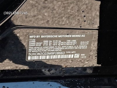 2021 BMW X7 XDRIVE40I XDRIVE40I