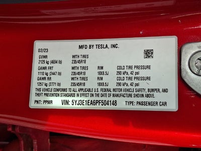 2023 Tesla Model 3 Base