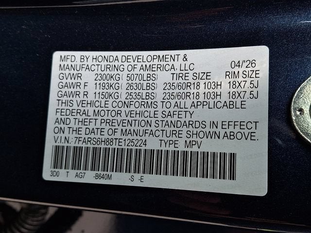 2026 Honda CR-V Hybrid AWD Sport-L
