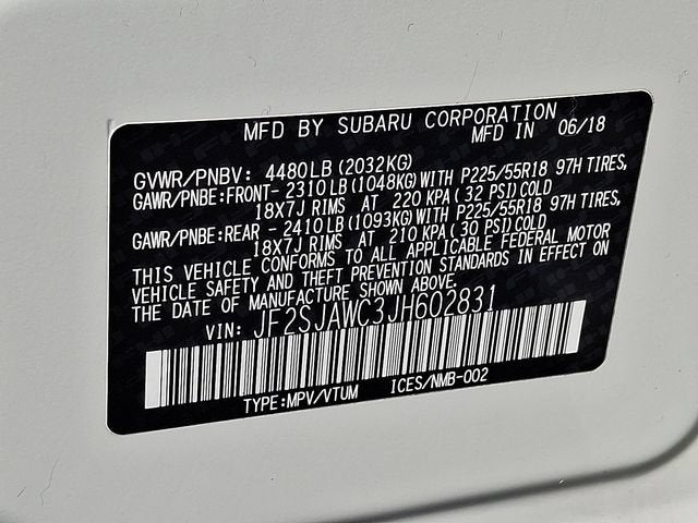 2018 Subaru Forester Touring