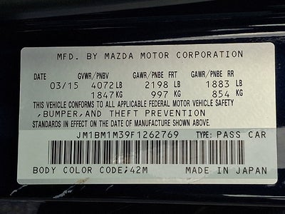2015 Mazda Mazda3 s Grand Touring