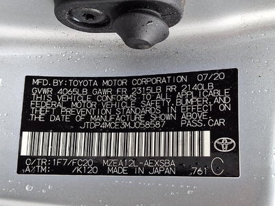 2021 Toyota Corolla SE
