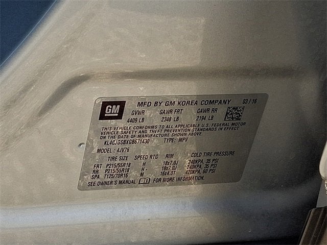 2016 Buick Encore Leather