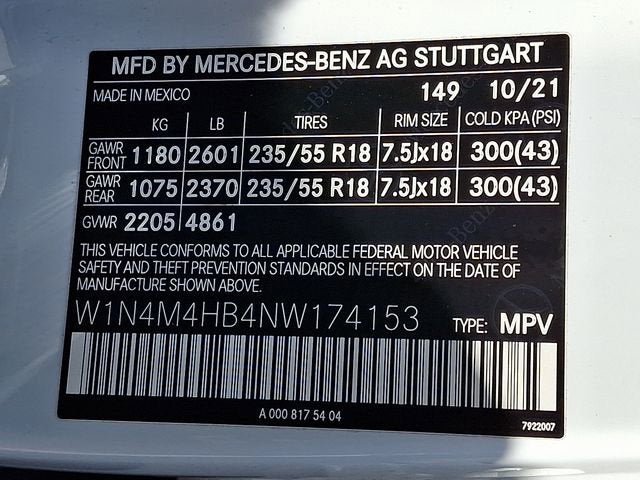 2022 Mercedes-Benz GLB GLB 250