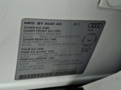 2021 Audi Q5 Sportback Prestige