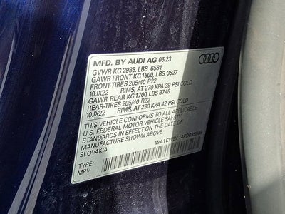 2023 Audi SQ8 Prestige