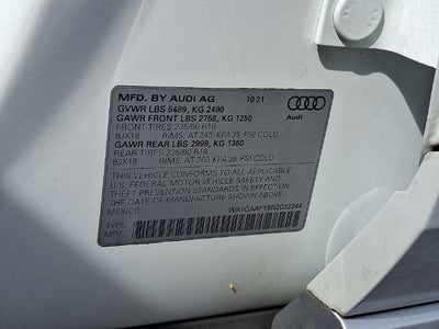 2022 Audi Q5 Premium 45 TFSI S line quattro S tronic