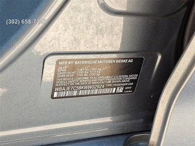 2019 BMW 5 Series 540i xDrive