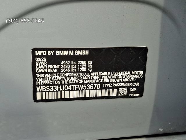 2026 BMW M3 Competition xDrive