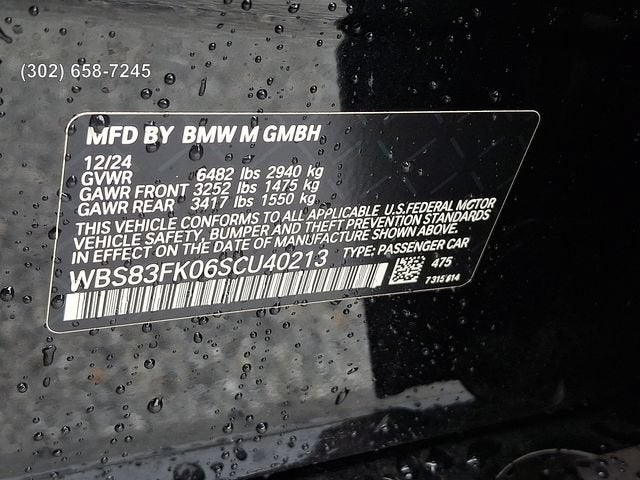 2025 BMW M5 4DR SDN