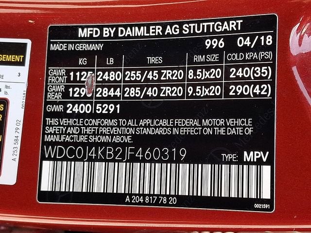 2018 Mercedes-Benz GLC GLC 300