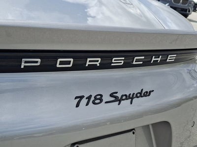2022 Porsche 718 Spyder 2DR SPYDER
