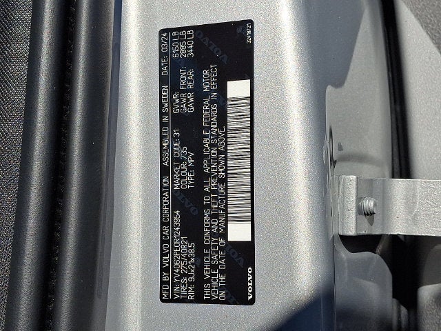 2024 Volvo XC90 B6 Plus Bright Theme 7-Seater