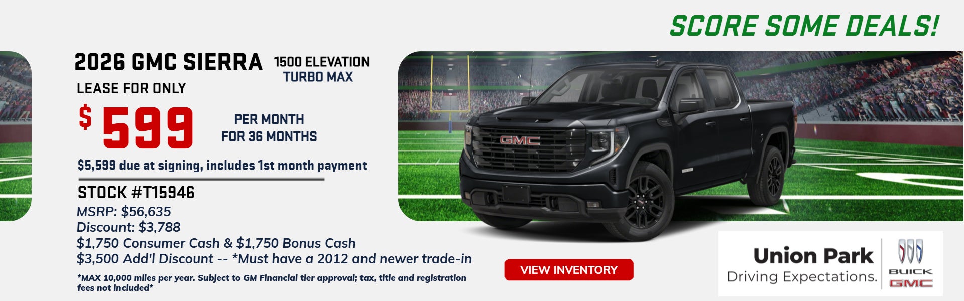 GMC Sierra Truck offers at Union Park Buick GMC